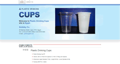 Desktop Screenshot of plasticdrinkingcup.com